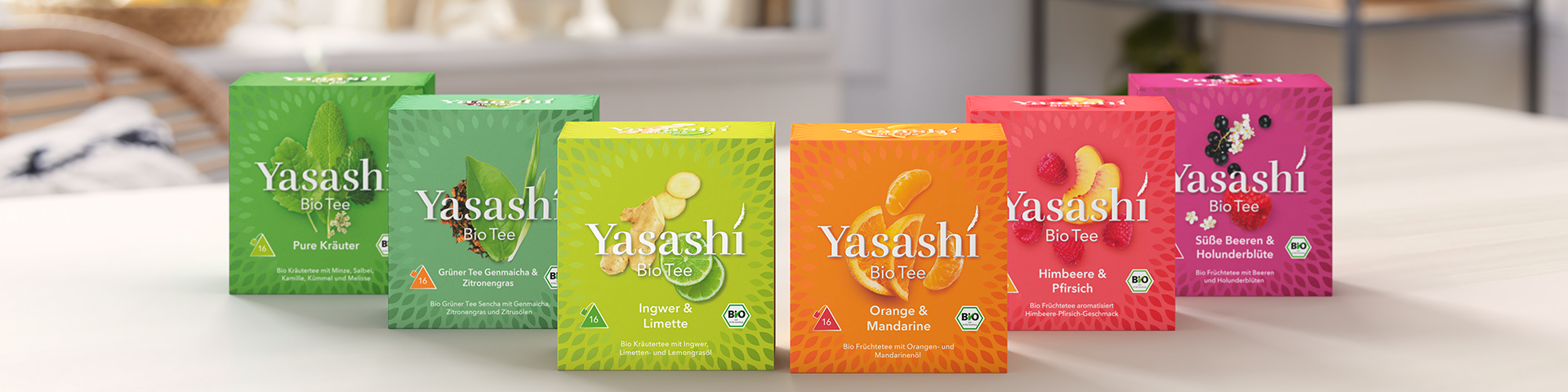 Yasachi tea range